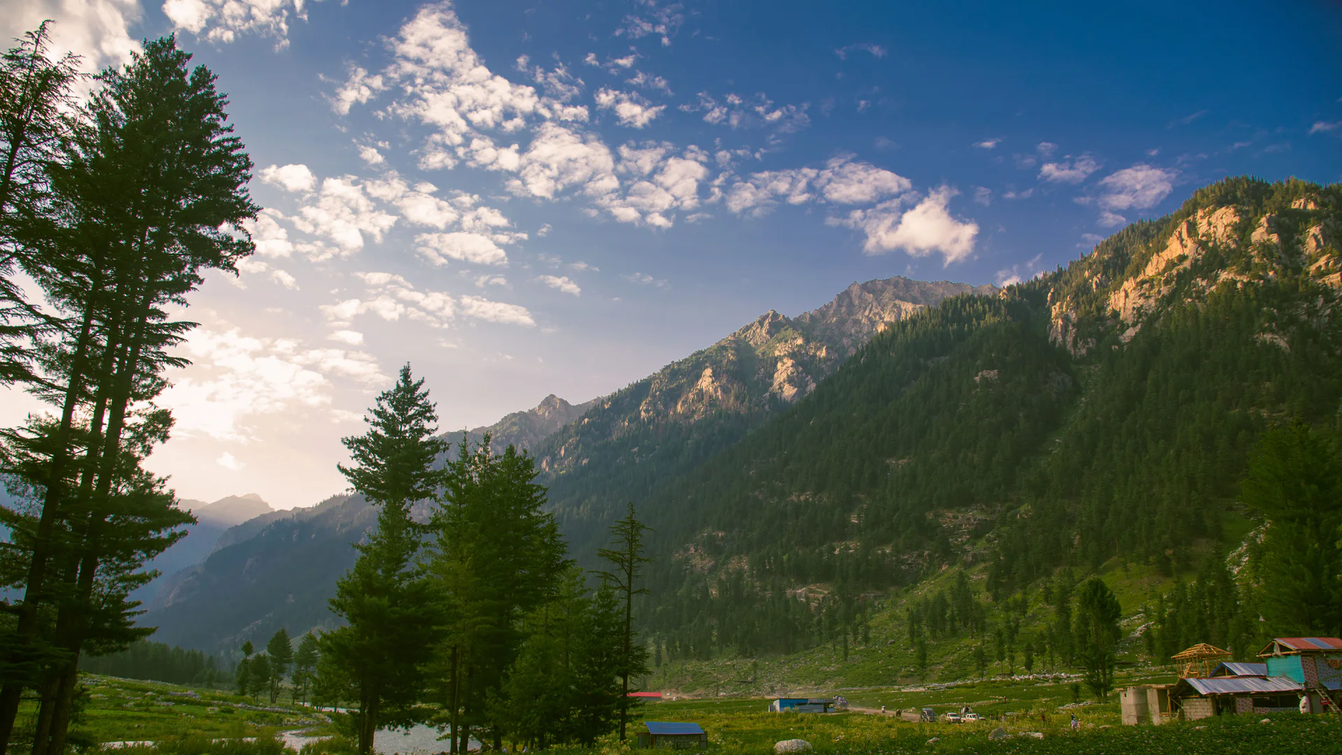 Deodar-covered mountains around Kumrat Valley in Upper Dir